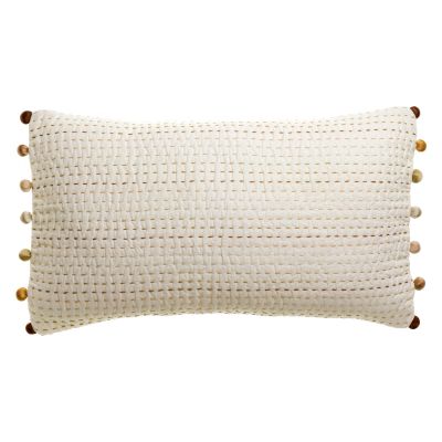 Gastounet plain cushion Sienne 30 X 50