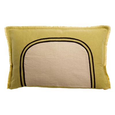 Laly bicolour cushion Gold 40 X 65