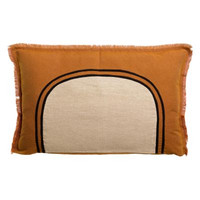 Laly bicolour cushion Cuivre 40 X 65
