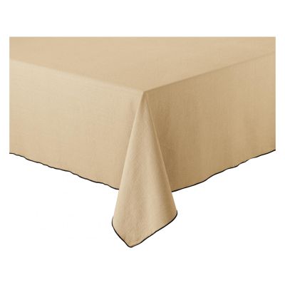 Grace recycled tablecloth Camel 140 X 140