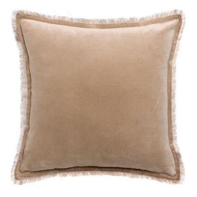 Fara plain cushion Latte 45 X 45