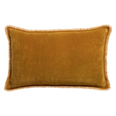 Fara plain cushion Safran 40 X 65