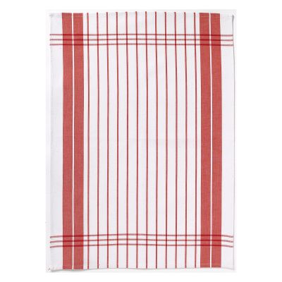 Kitchen Towel Dobby W/Stripes Rouge 50 X 70