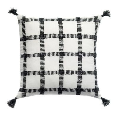 Plaid cushion Diana Carbone 45 X 45